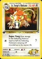 Lt. Surge's Raticate 51/132 Gym Heroes Uncommon Pokemon 1st Edition Near Mint