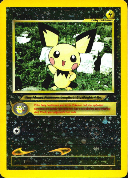 Pichu 35 Wizards Black Star Promos Promo Pokemon Reverse Holo Near Mint