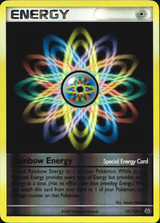 Rainbow Energy 121/127 Platinum Uncommon Pokemon Reverse Holo Near Mint