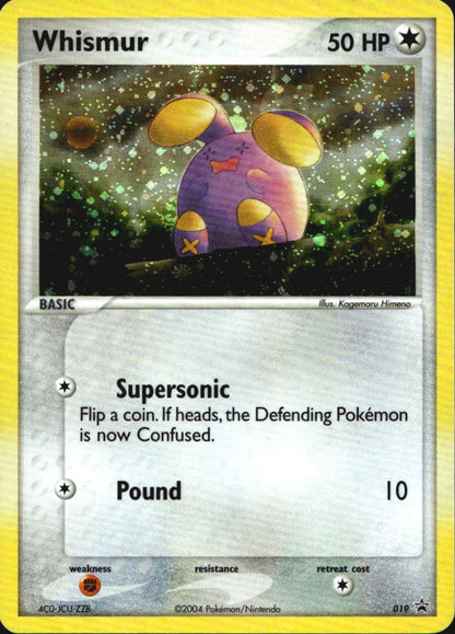 Whismur (EX Deck Tin) 019 Holo Promo Nintendo Promos Pokemon Lightly Played