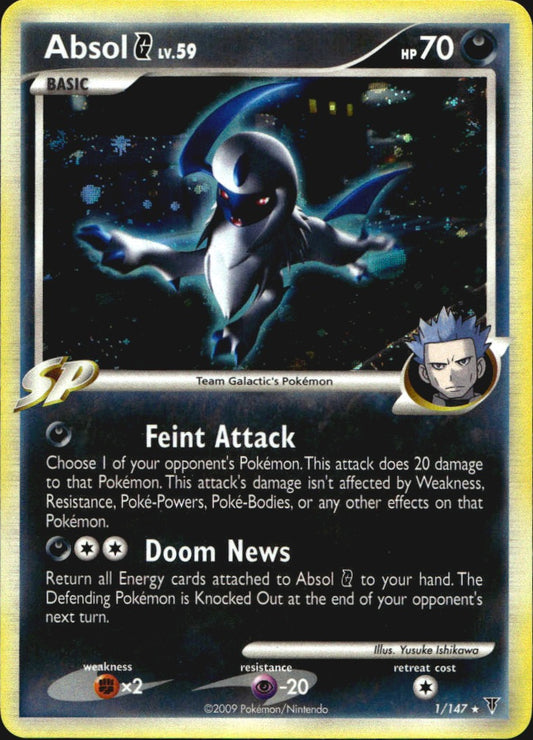 Absol G 1/147 Supreme Victors Holo Rare Pokemon Near Mint