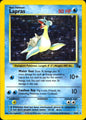 Lapras 10/62 Holo Rare Fossil Pokemon Lightly Played