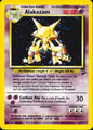Alakazam 1/130 Holo Rare Base Set 2 Pokemon Near Mint
