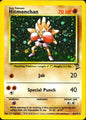 Hitmonchan 8/130 Holo Rare Base Set 2 Pokemon Near Mint