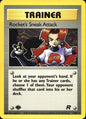 Rocket's Sneak Attack 72/82 Team Rocket Rare Pokemon 1st Edition Near Mint