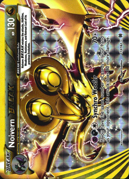 Noivern BREAK 113/162 BREAKthrough BREAK Rare Pokemon Holo Near Mint