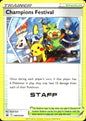 Champions Festival STAFF SWSH296 Sword & Shield Promo Pokemon NM