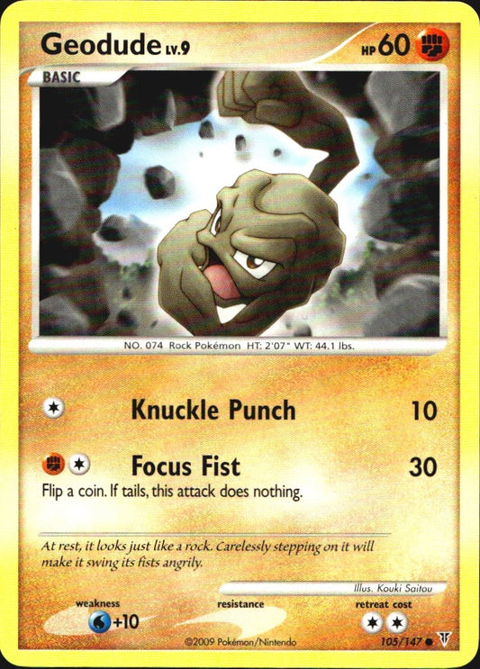 Geodude 105/147 Supreme Victors Common Pokemon Near Mint