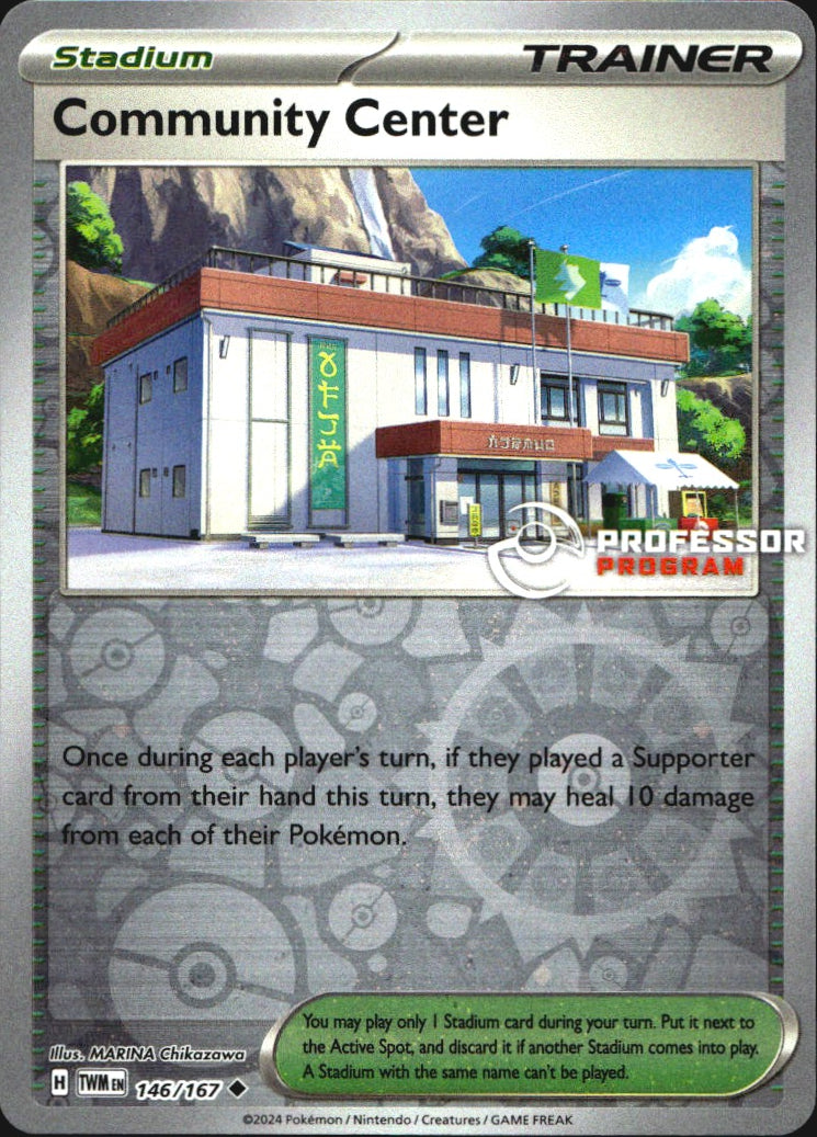 Community Center 146/167 Professor Program Pokemon Near Mint
