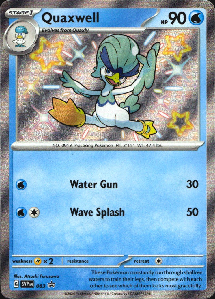 Quaxwell 083 Scarlet & Violet Promo Holo Promo Pokemon Near Mint
