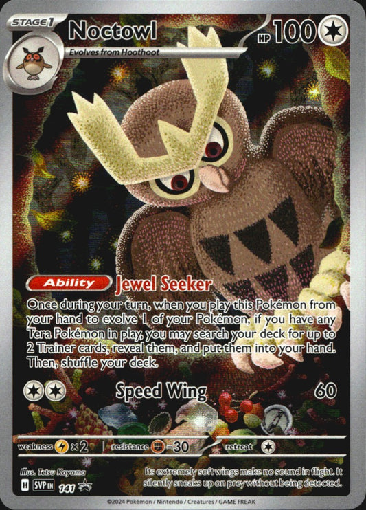 Noctowl 141 Holo Promo Scarlet & Violet Promo Pokemon Near Mint