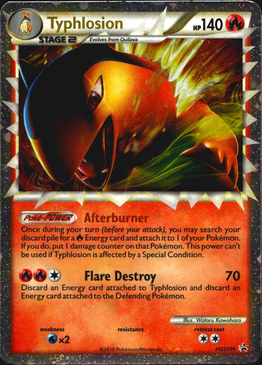 Typhlosion HGSS09 HGSS Black Star Promos Promo Pokemon Lightly Played