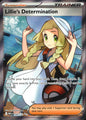 Lillie's Determination 169/132 Mega Evolution Ultra Rare Pokemon Holo Near Mint