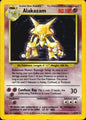 Alakazam 1/102 Holo Rare Base Set Unlimited Pokemon Moderately Played