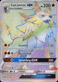 Lycanroc GX 155/147 Burning Shadows Rainbow Rare Pokemon Holo Near Mint