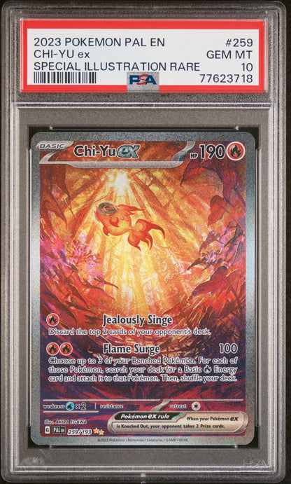Chi-yu EX 259/193 Special Illustration Rare Pal En-paldea Evolved Pokemon PSA 10