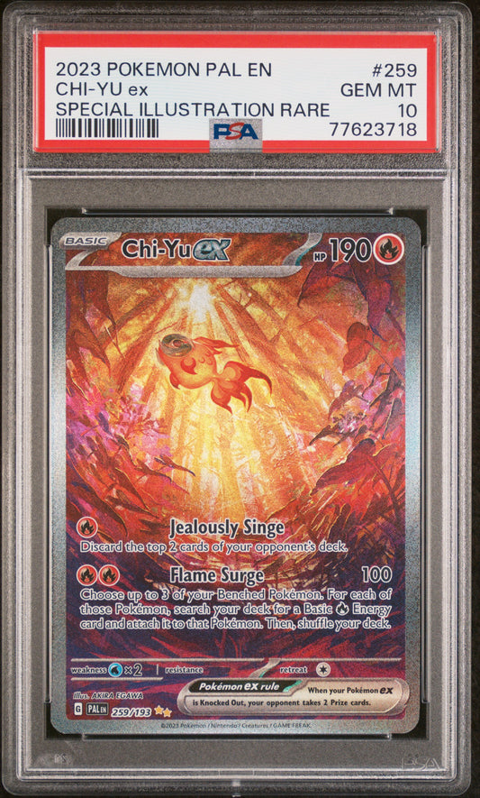 Chi-yu EX 259/193 Special Illustration Rare Pal En-paldea Evolved Pokemon PSA 10