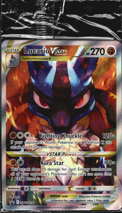 Lucario VSTAR SWSH291 Holo Promo Sword & Shield Promo Pokemon Sealed 