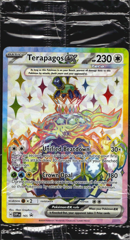 Terapagos ex 165 Holo Promo Scarlet & Violet Promo Pokemon Holo Sealed