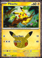 Pikachu 041/128 ME: 30th Celebration Holo Pikachu Rare Pokemon Near Mint