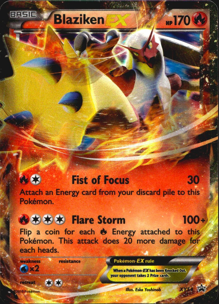 Blaziken EX XY54 XY Promo Holo Promo Pokemon Lightly Played