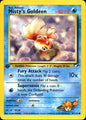 Misty's Goldeen 85/132 Gym Heroes Common Pokemon 1st Edition Near Mint