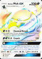 Alolan Muk GX 157/147 Burning Shadows Rainbow Rare Pokemon Holo Near Mint