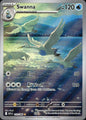 Swanna 110/086 Holo Illustration Rare White Flare Pokemon Near Mint