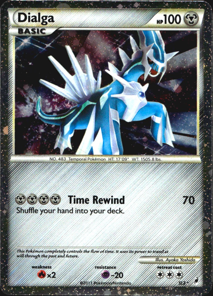 Dialga SL2/95 Holo Rare Call of Legends Pokemon Near Mint