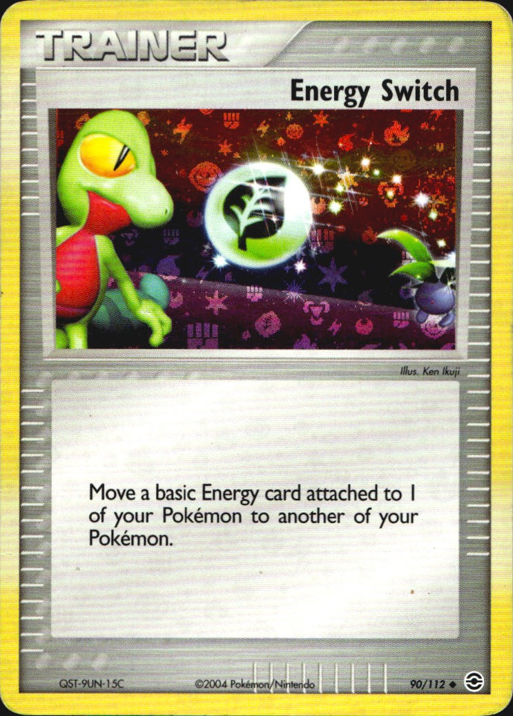 Energy Switch 90/112 FireRed & LeafGreen Uncommon Pokemon Reverse Holo MP