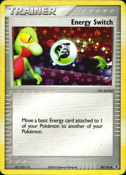 Energy Switch 90/112 FireRed & LeafGreen Uncommon Pokemon Reverse Holo MP