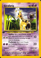 Girafarig 58/111 Common Neo Genesis Pokemon 1st Edition Near Mint