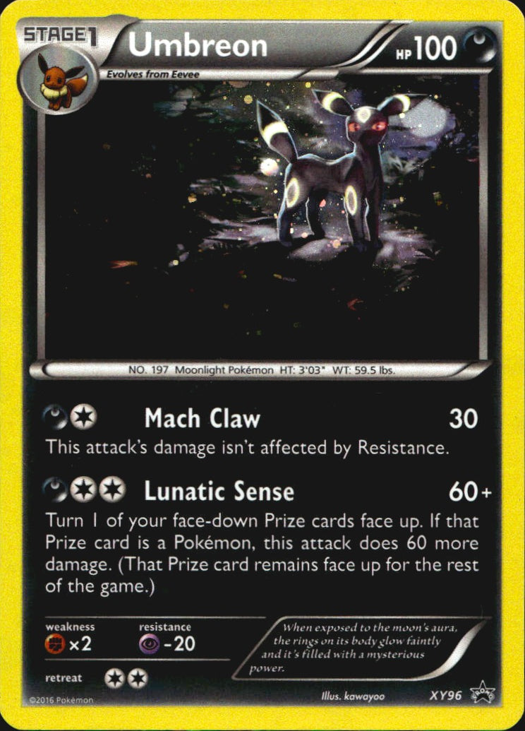 Umbreon XY96 XY Promo Holo Promo Pokemon Lightly Played