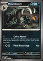 Houndoom (Master Ball Pattern) 063/131 Prismatic Evolutions Pokemon Holo NM