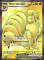 Ninetales ex 186/165 151 Ultra Rare Pokemon Holo Near Mint