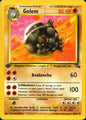 Golem 36/62 Fossil Uncommon Pokemon 1st Edition Near Mint