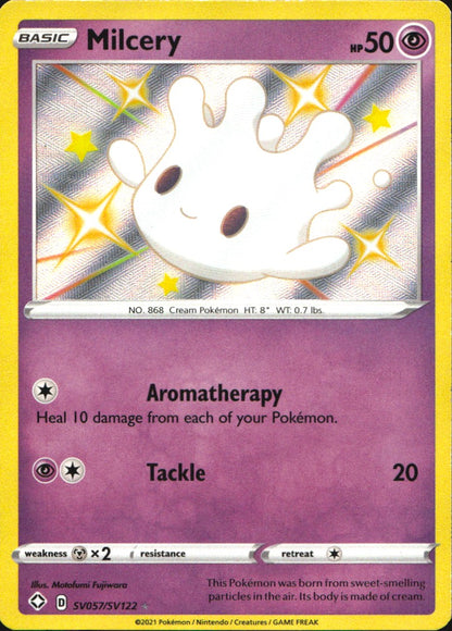 Milcery SV057/SV122 Shiny Rare Shining Fates Shiny Vault Pokemon Near Mint