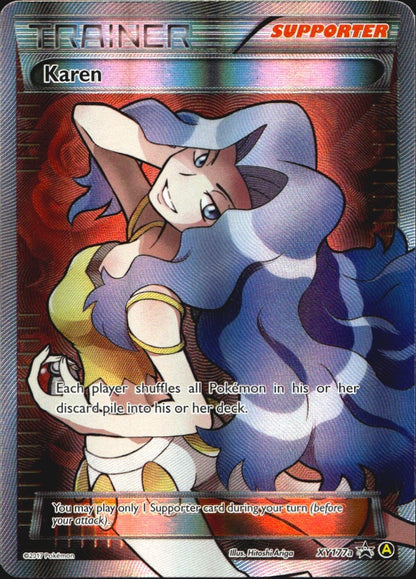 Karen XY177A Alternate Art Promos Holo Promo Pokemon Near Mint