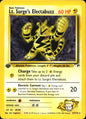 Lt. Surge's Electabuzz 27/132 Gym Heroes Rare Pokemon 1st Edition Near Mint