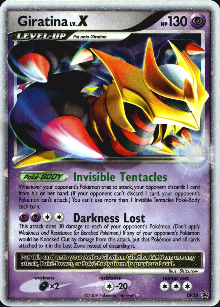 Giratina LV.X DP38 Diamond and Pearl Promos Holo Promo Pokemon Near Mint
