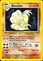 Ninetales 12/102 Holo Holo Rare Base Set Unlimited Pokemon Moderately Played