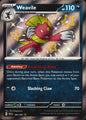 Weavile 183/091 Paldean Fates Shiny Rare Pokemon Holo Near Mint