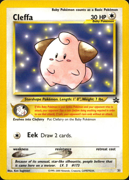 Cleffa 31 Wizards Black Star Promos Promo Pokemon Near Mint