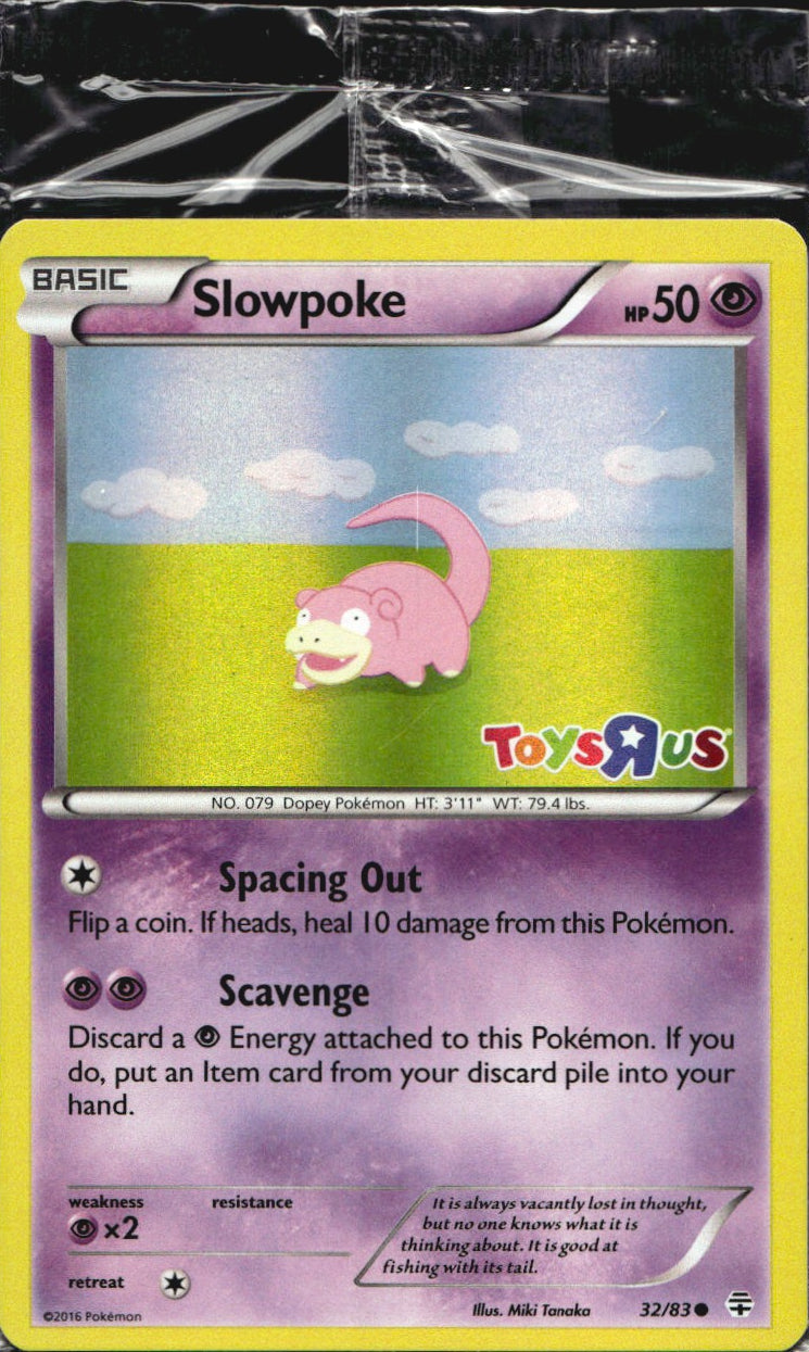Slowpoke 32/83 Toys R Us Sealed Promo