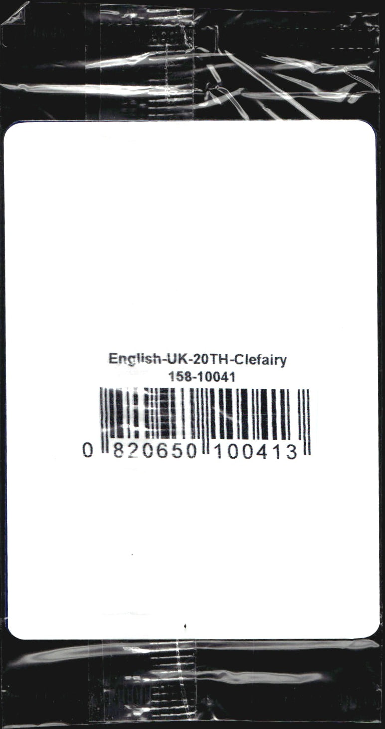 Clefairy 50/83 20th Anniversary GAME Exclusive Sealed Promo
