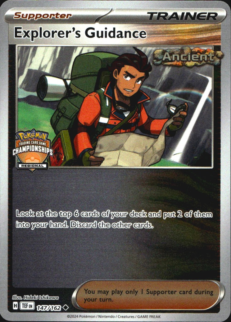 Explorer's Guidance Regional Championships 147/162 Cards Pokemon NM