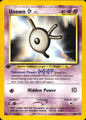 Unown [K] 58/64 Neo Revelation Common Pokemon 1st Edition Lightly Played
