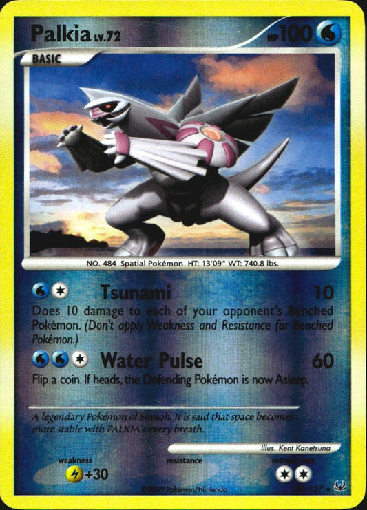 Palkia 37/127 Platinum Rare Pokemon Reverse Holo Near Mint
