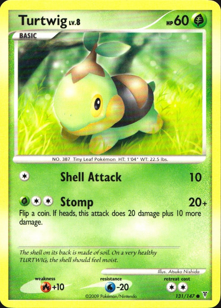 Turtwig 131/147 Supreme Victors Common Pokemon Near Mint