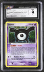 Unown X/28 Holo EX Unseen Forces Unown Set Pokemon CGC 9 Mint